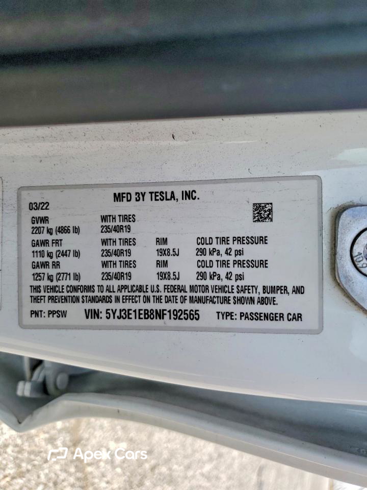 Tesla Model 3 2022