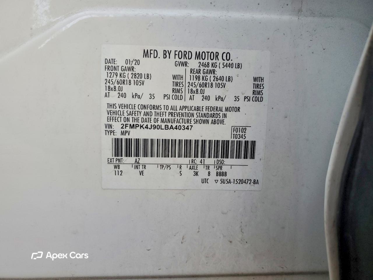 Ford Edge 2020