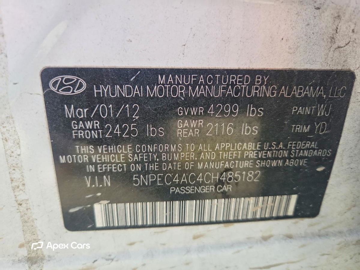 Hyundai Sonata 2012