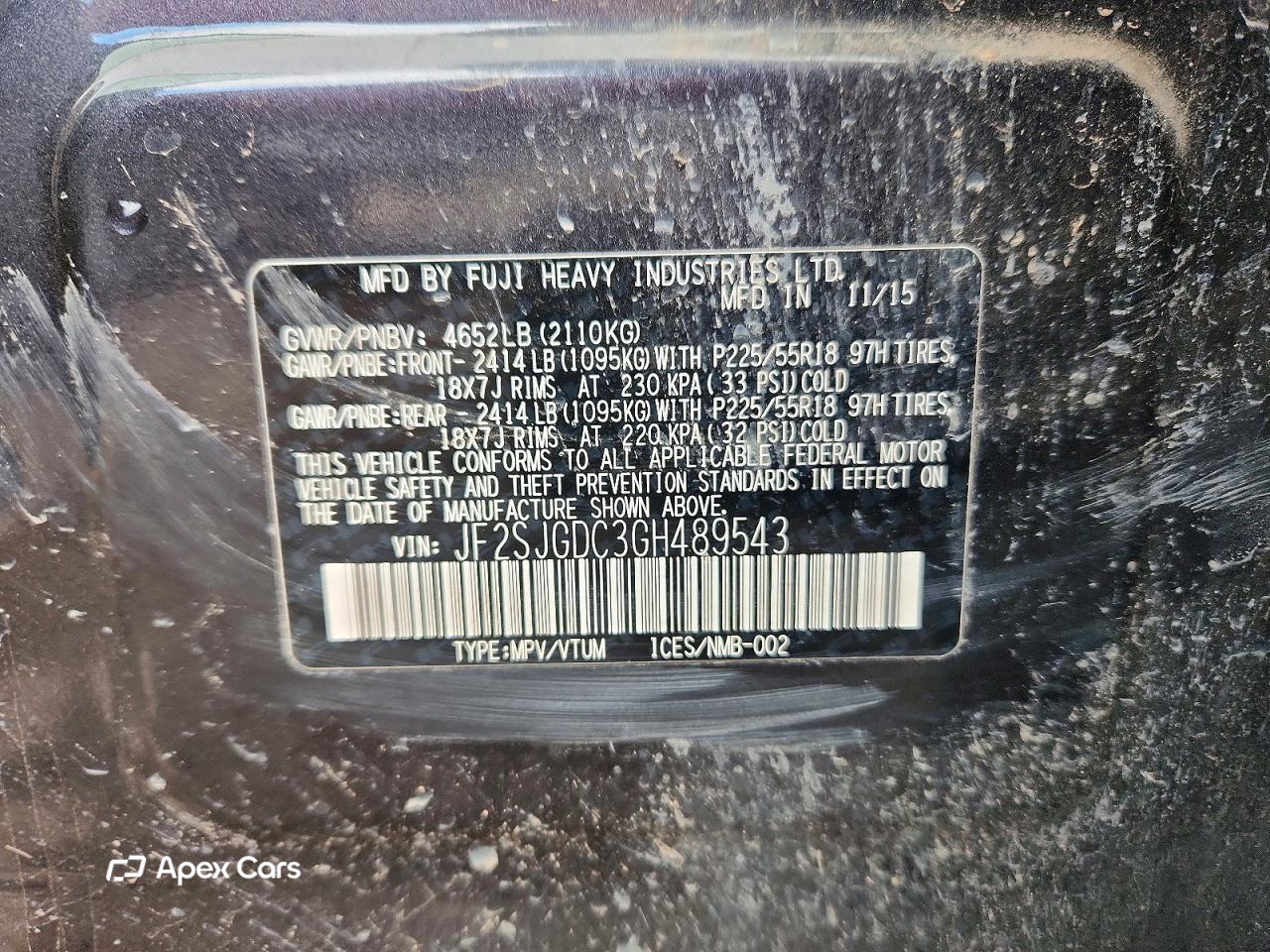 Subaru Forester 2016