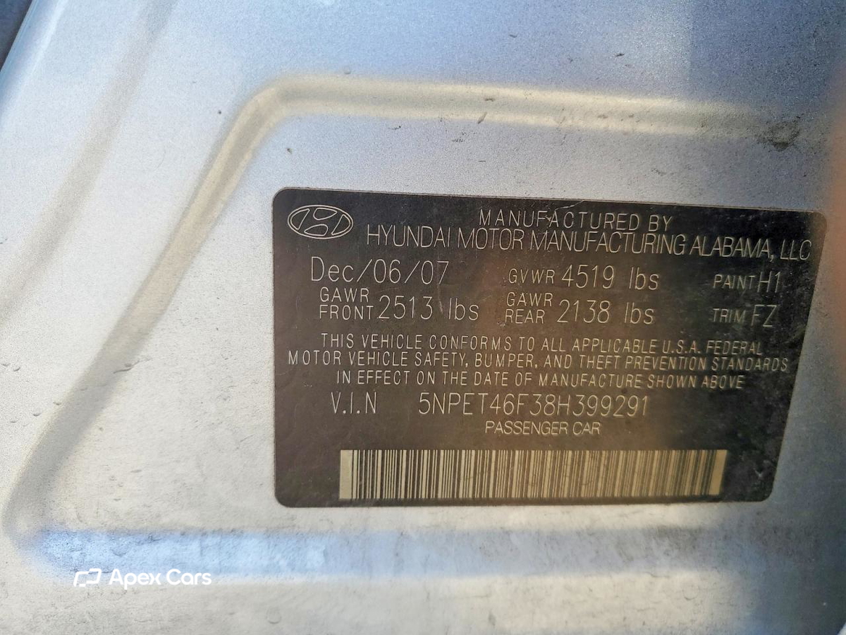 Hyundai Sonata 2008
