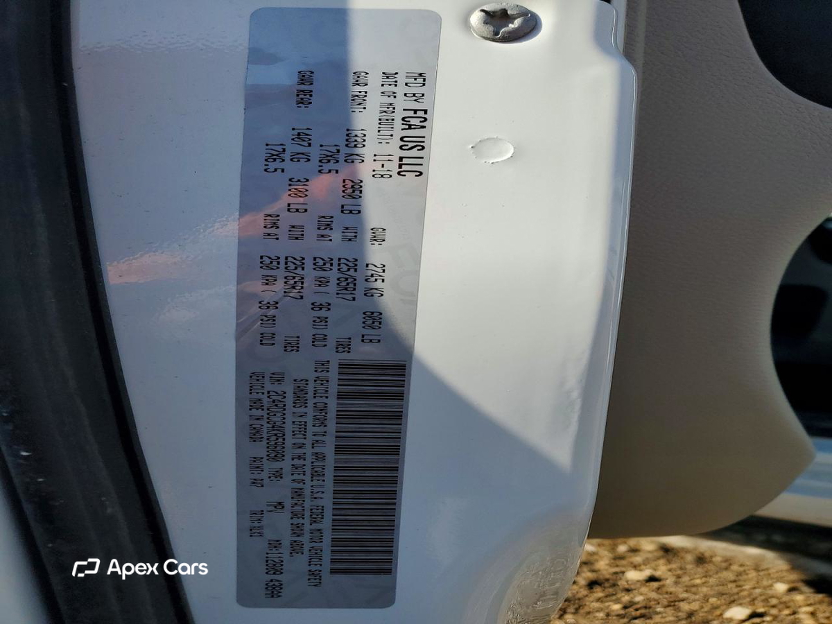 Dodge Caravan 2019