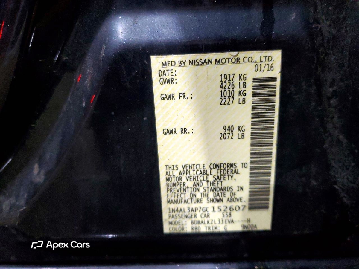 Nissan Altima 2016