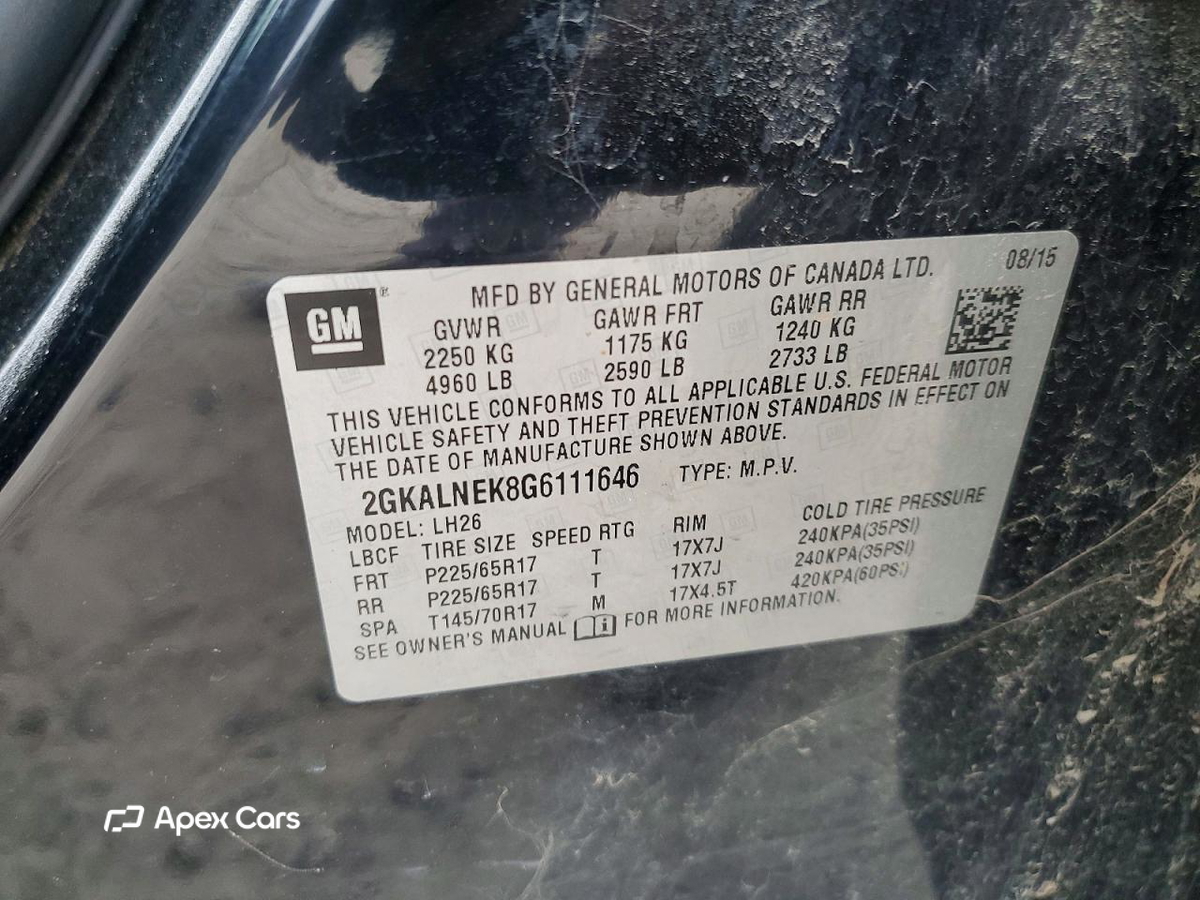 GMC Terrain 2016
