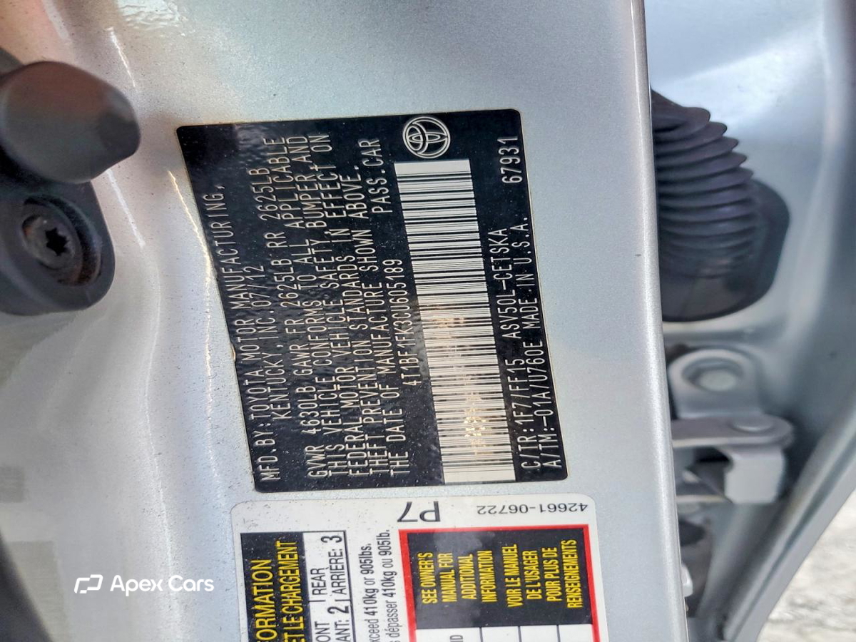 Toyota Camry 2012