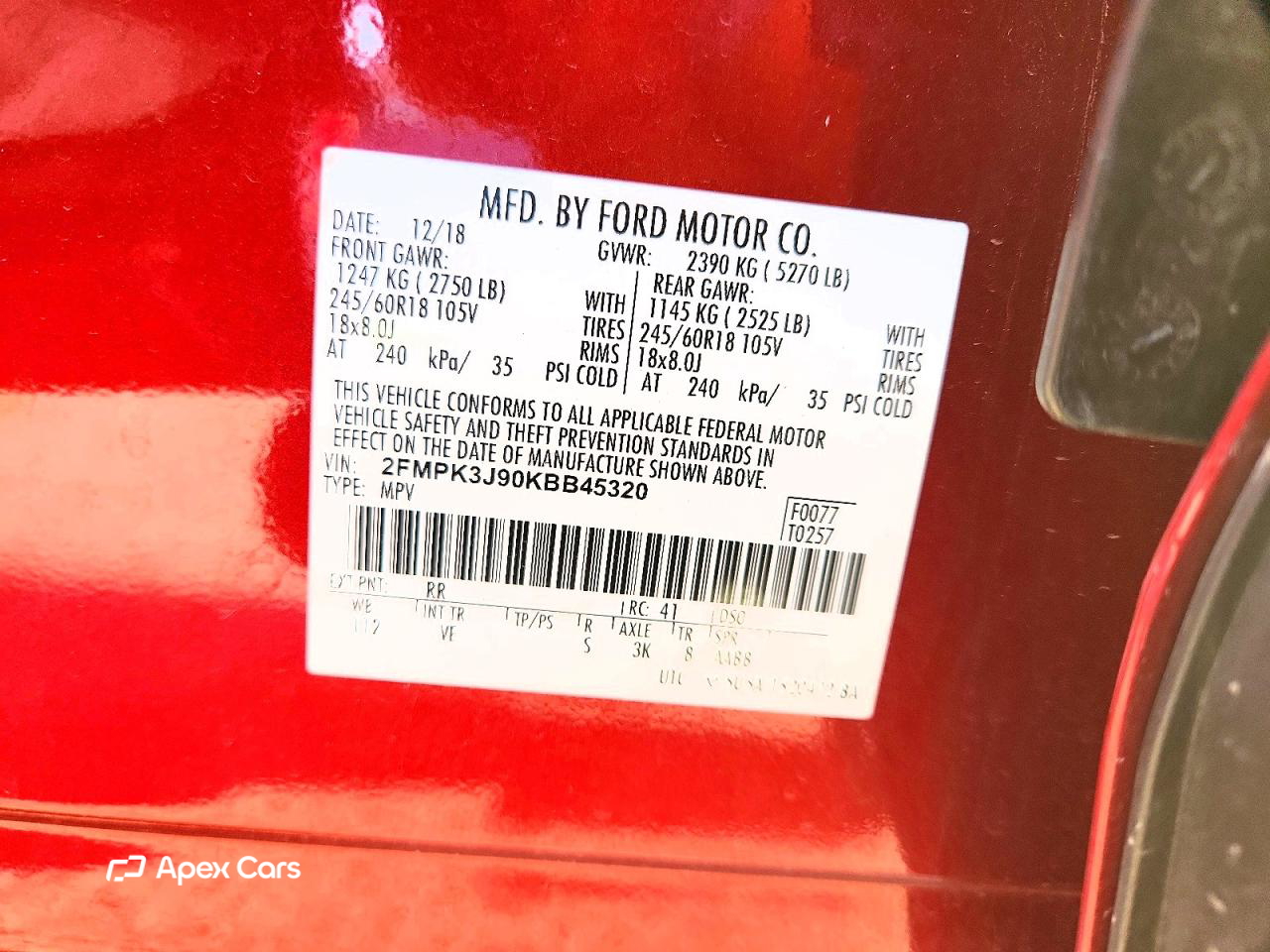 Ford Edge 2019
