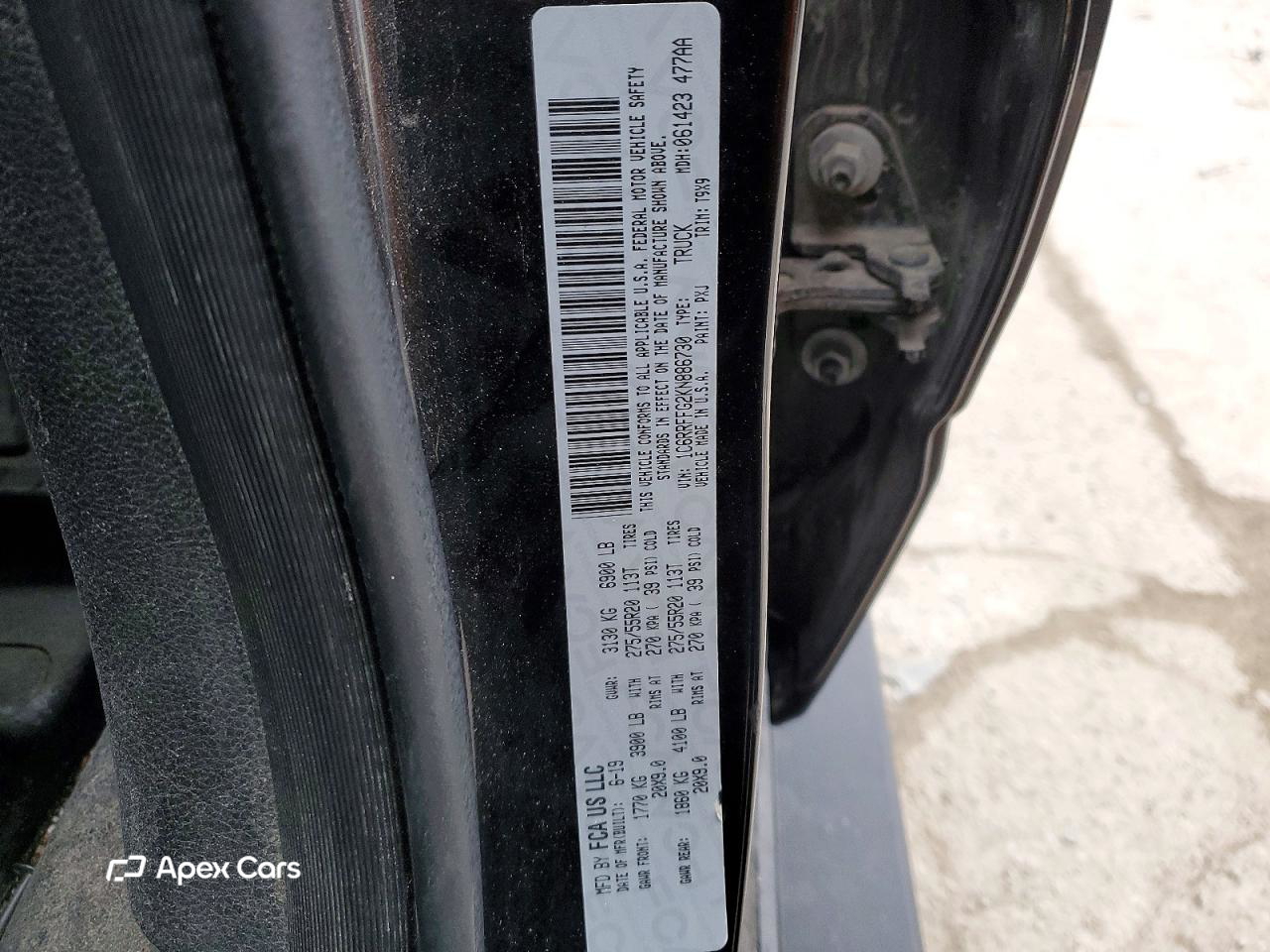 RAM 1500 2019