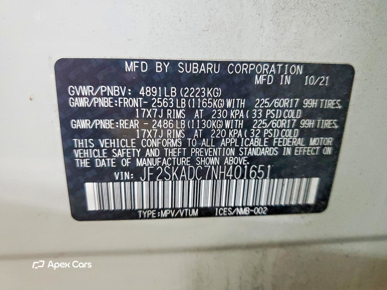 Subaru Forester 2022