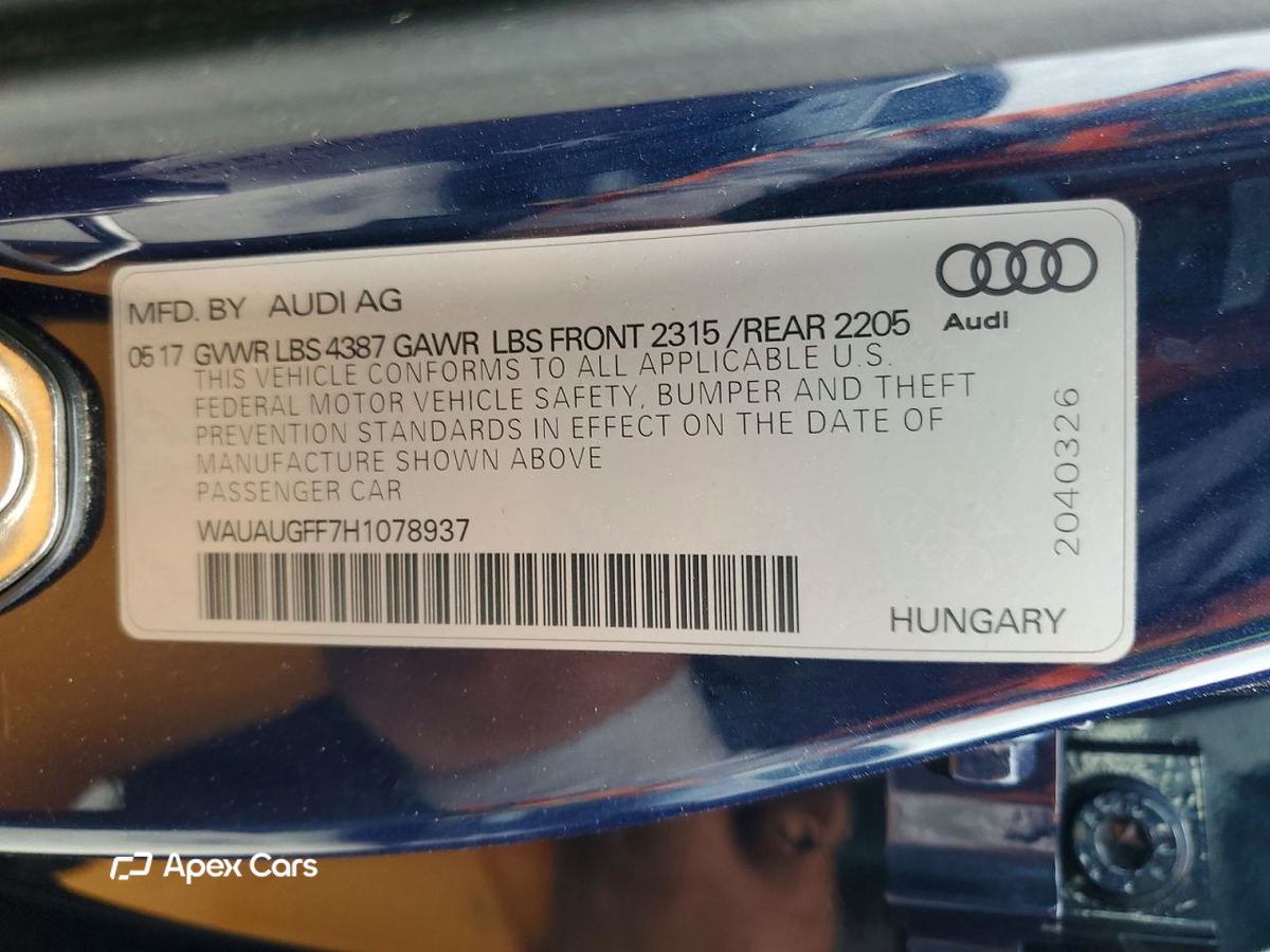 Audi A3 2017