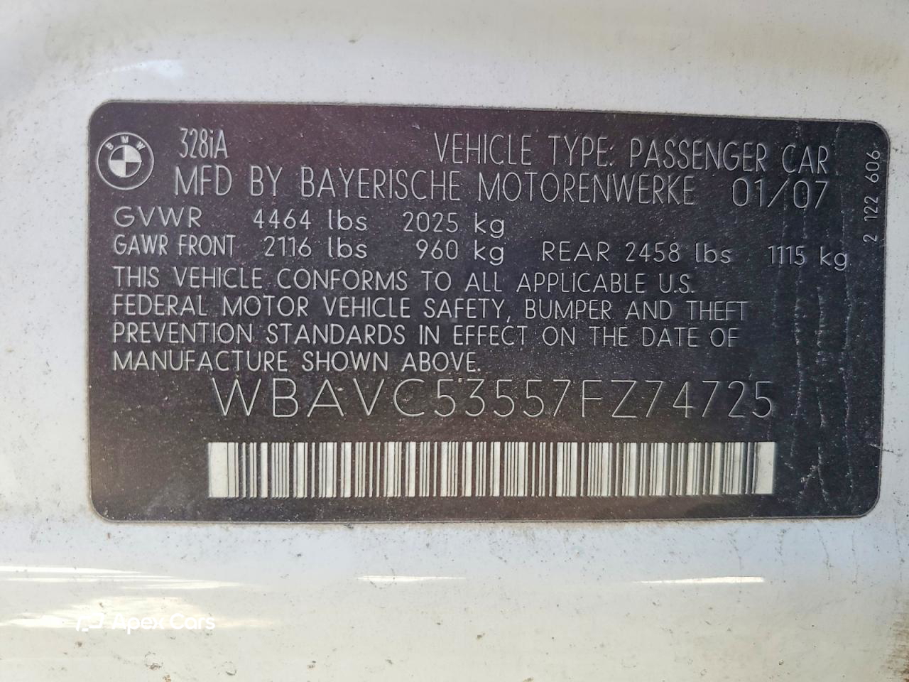 BMW Series 3 2007