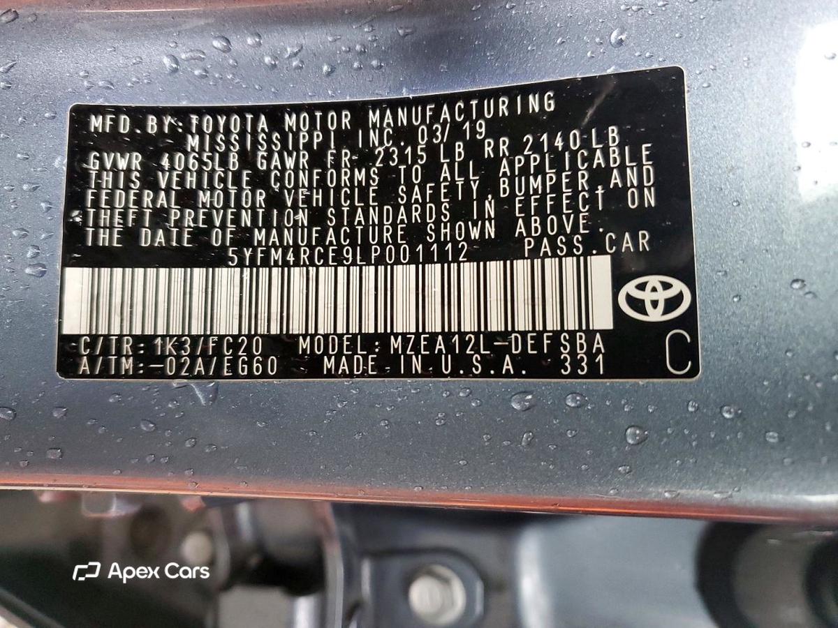 Toyota Corolla 2020
