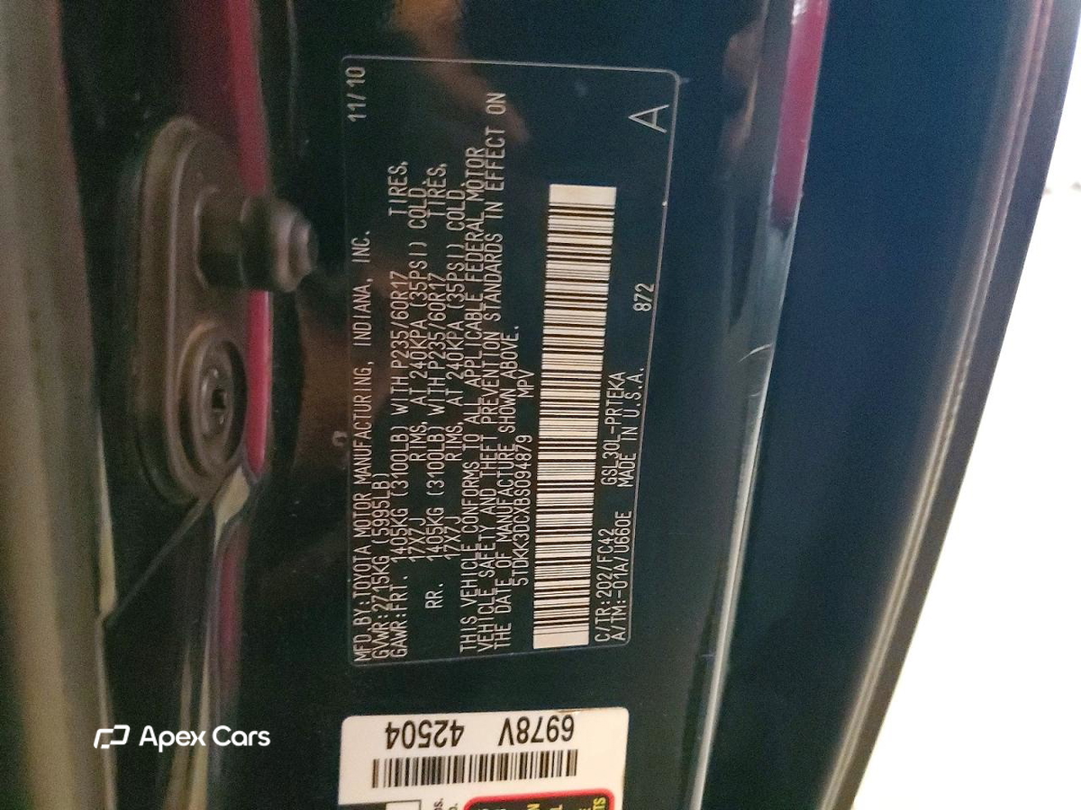 Toyota Sienna 2011