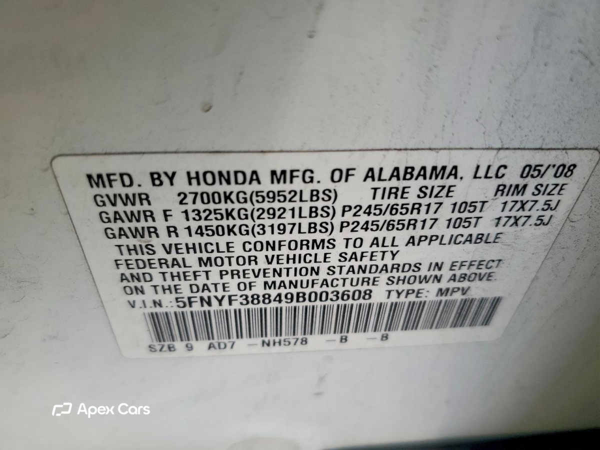Honda Pilot 2009
