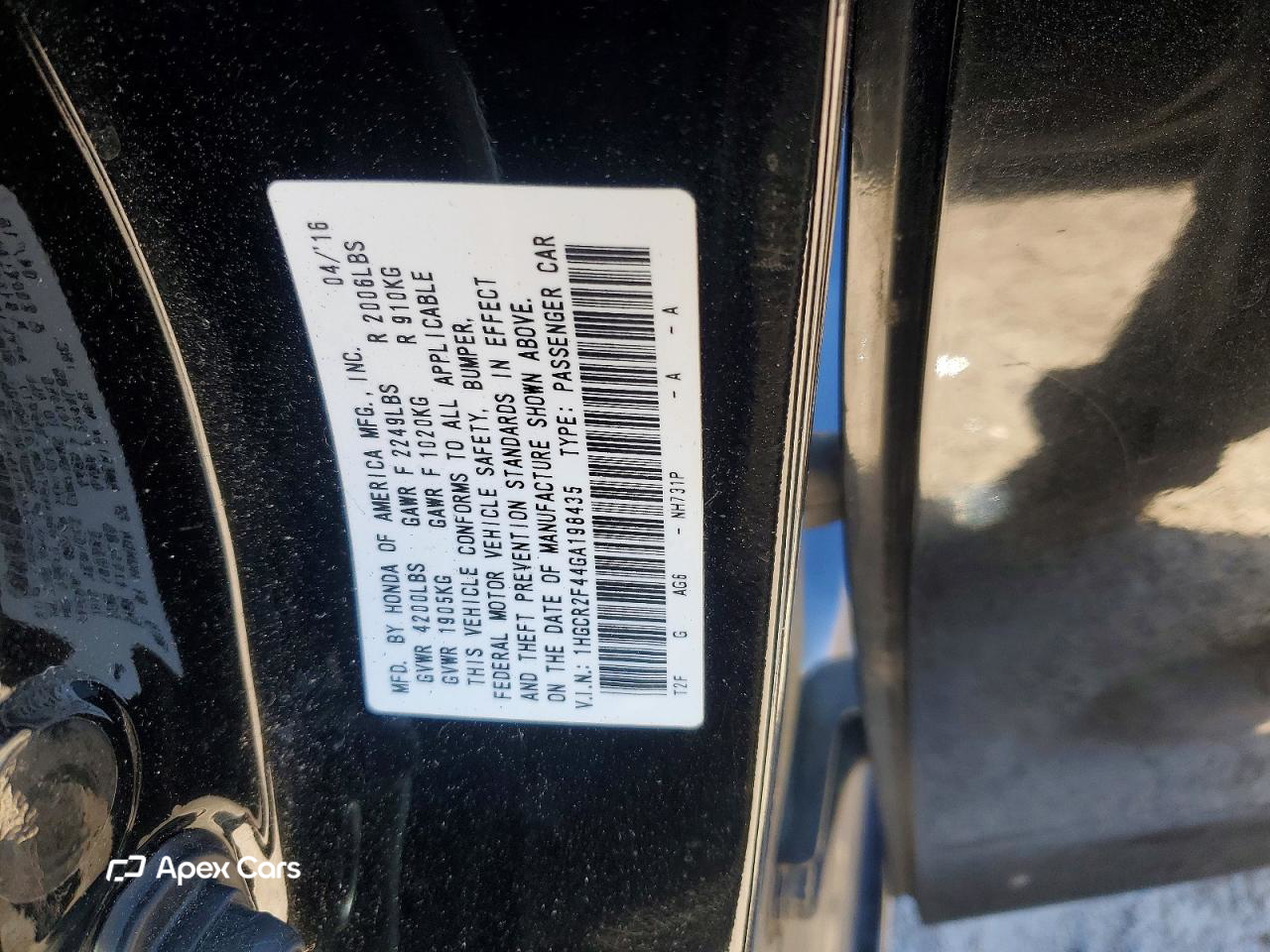 Honda Accord 2016
