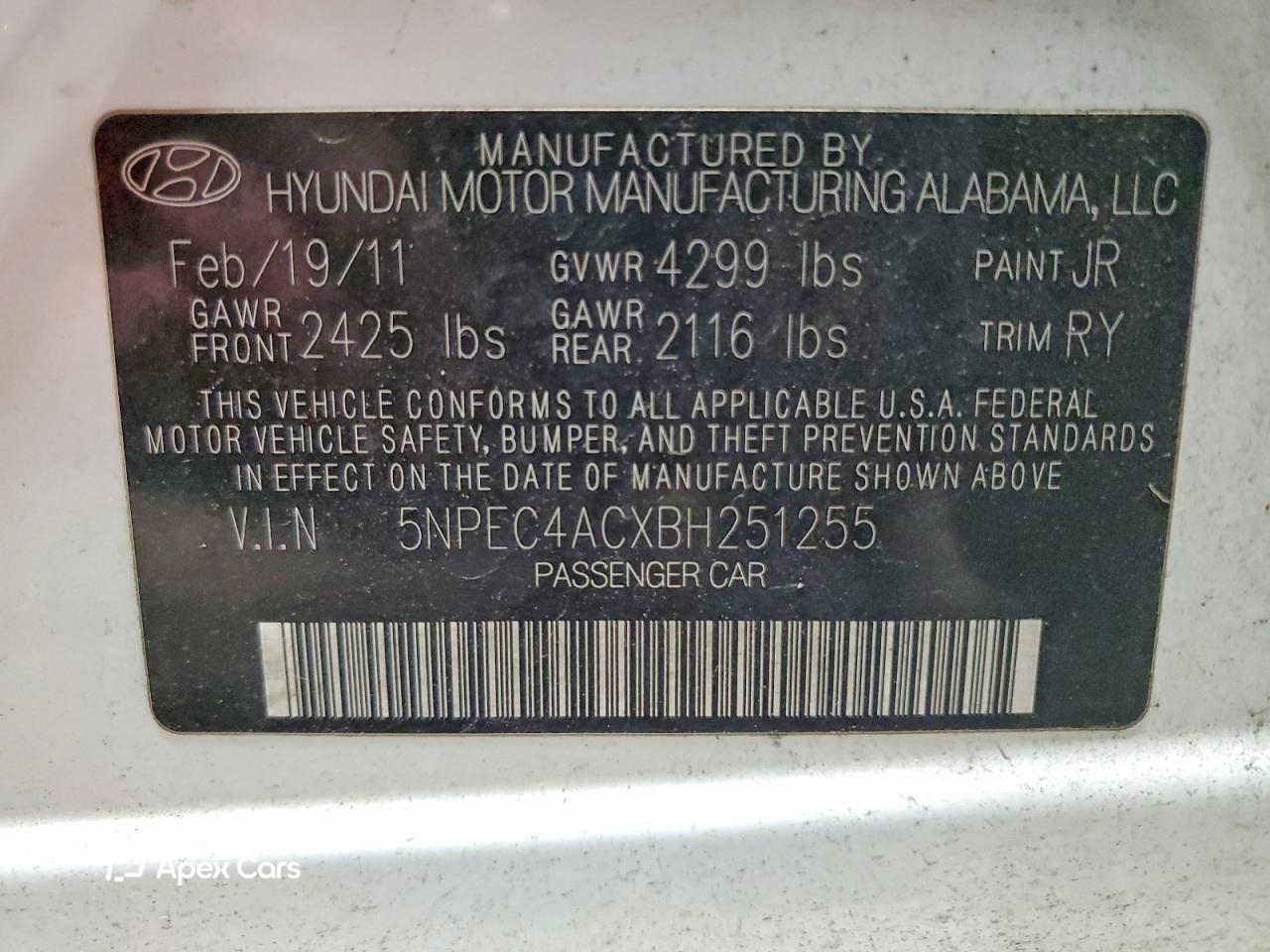 Hyundai Sonata 2011