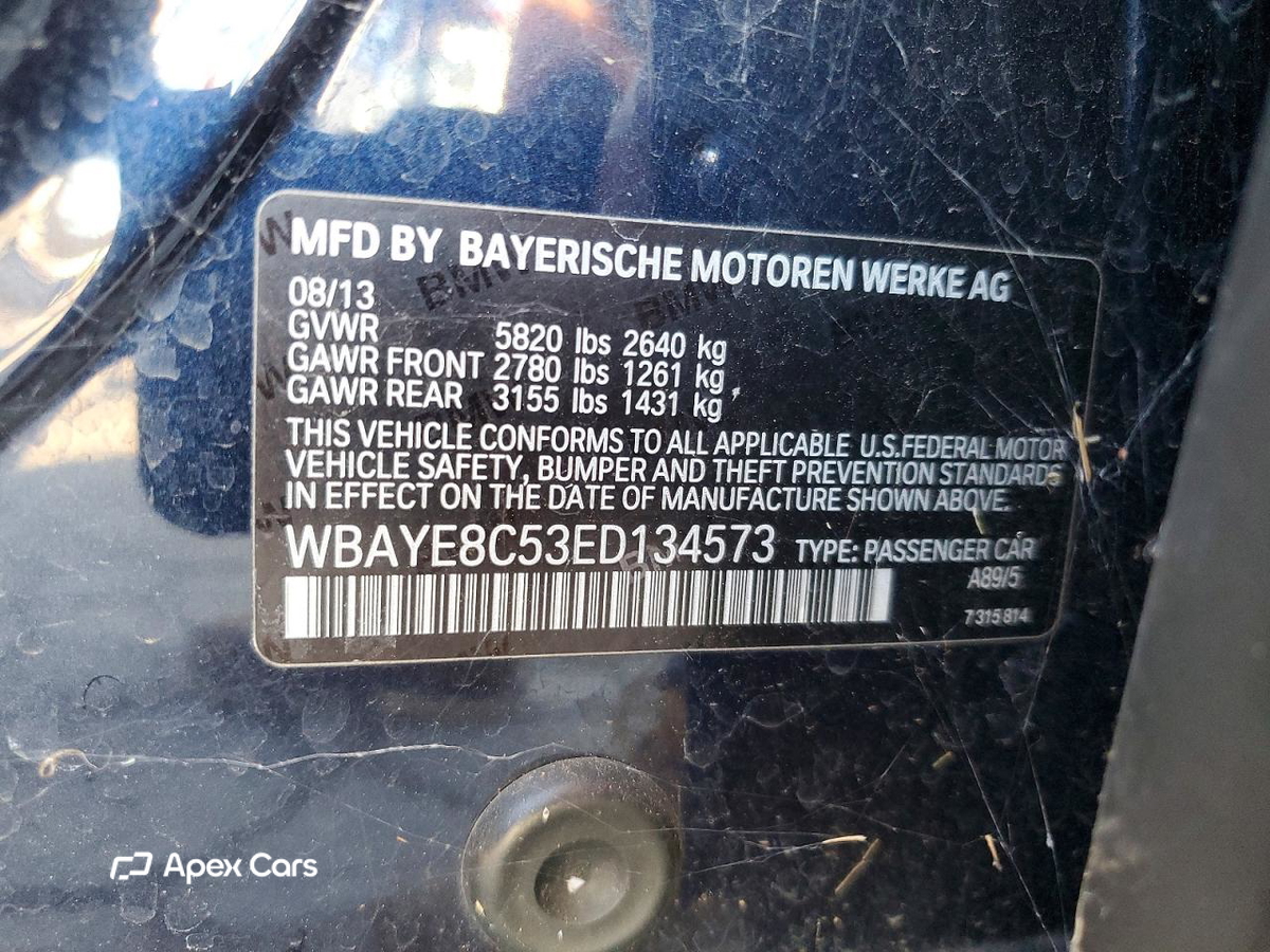 BMW Series 7 2014