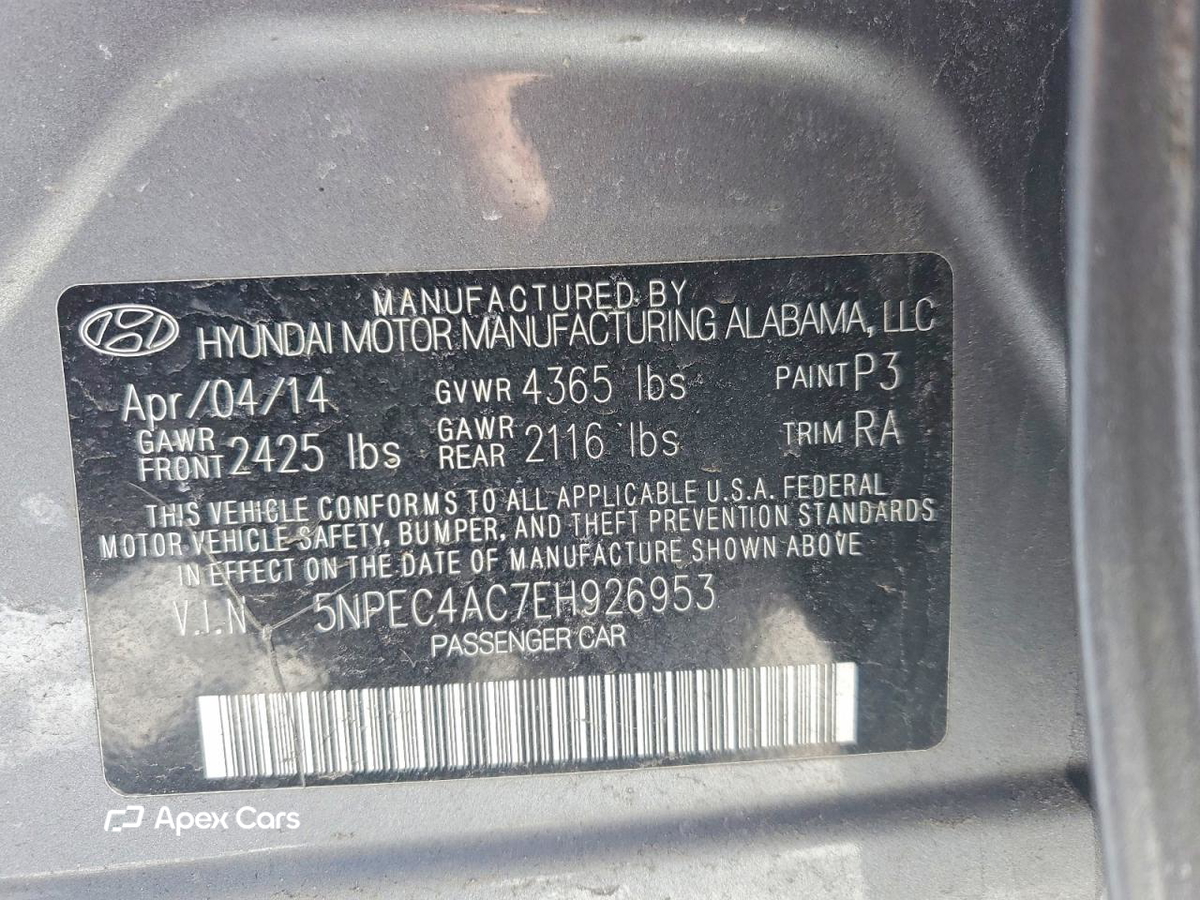Hyundai Sonata 2014