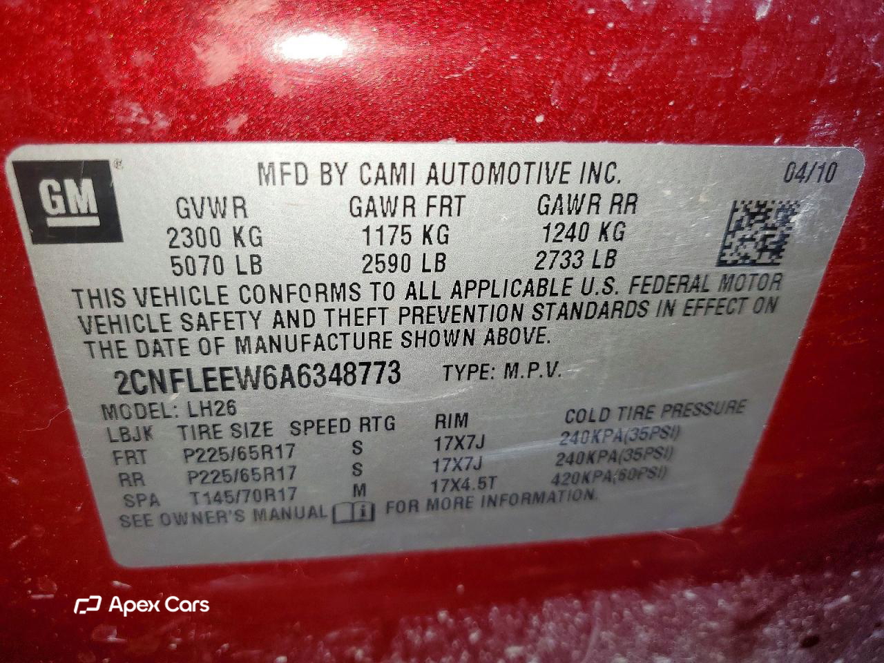 Chevrolet Equinox 2010