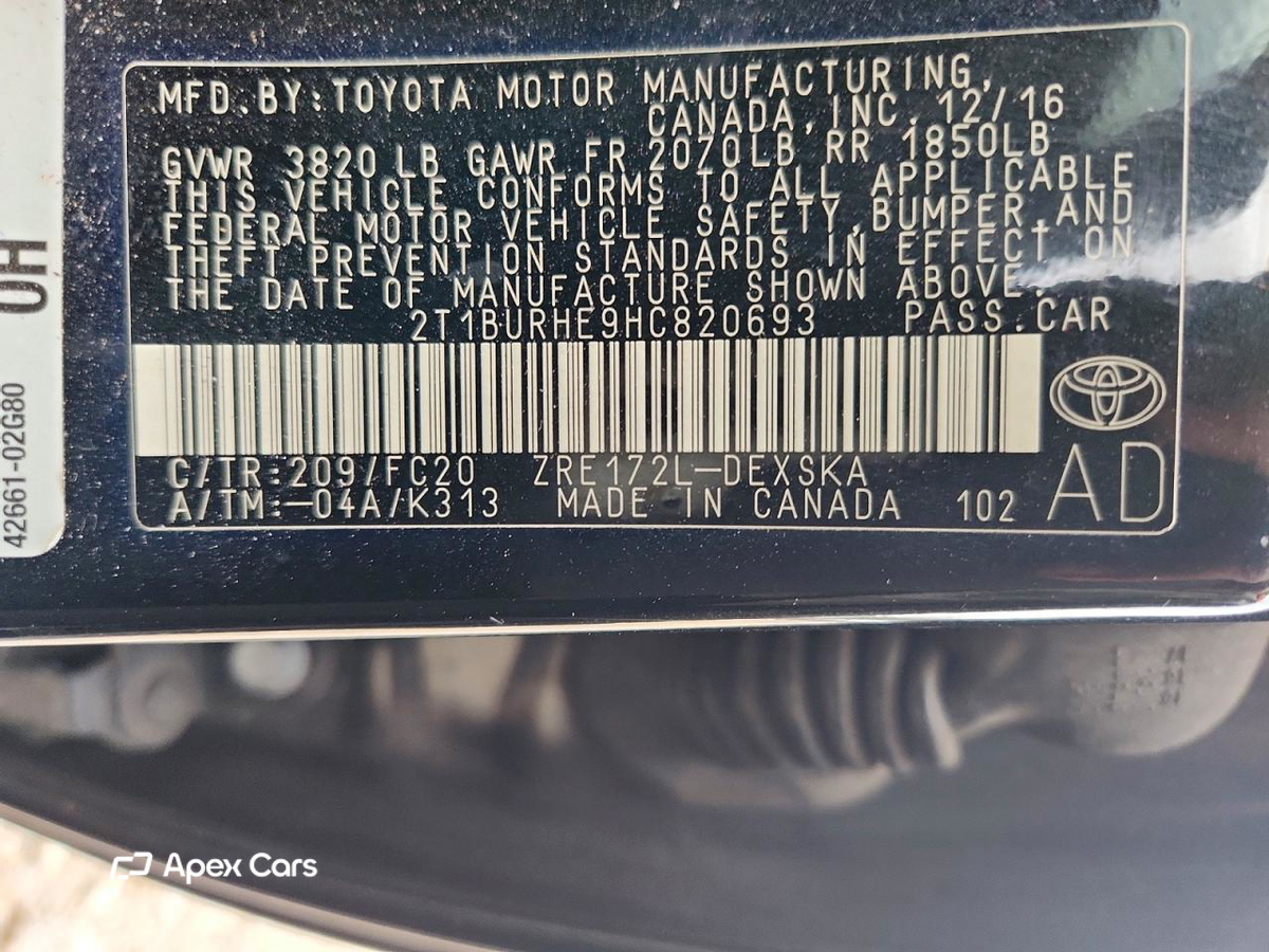Toyota Corolla 2017