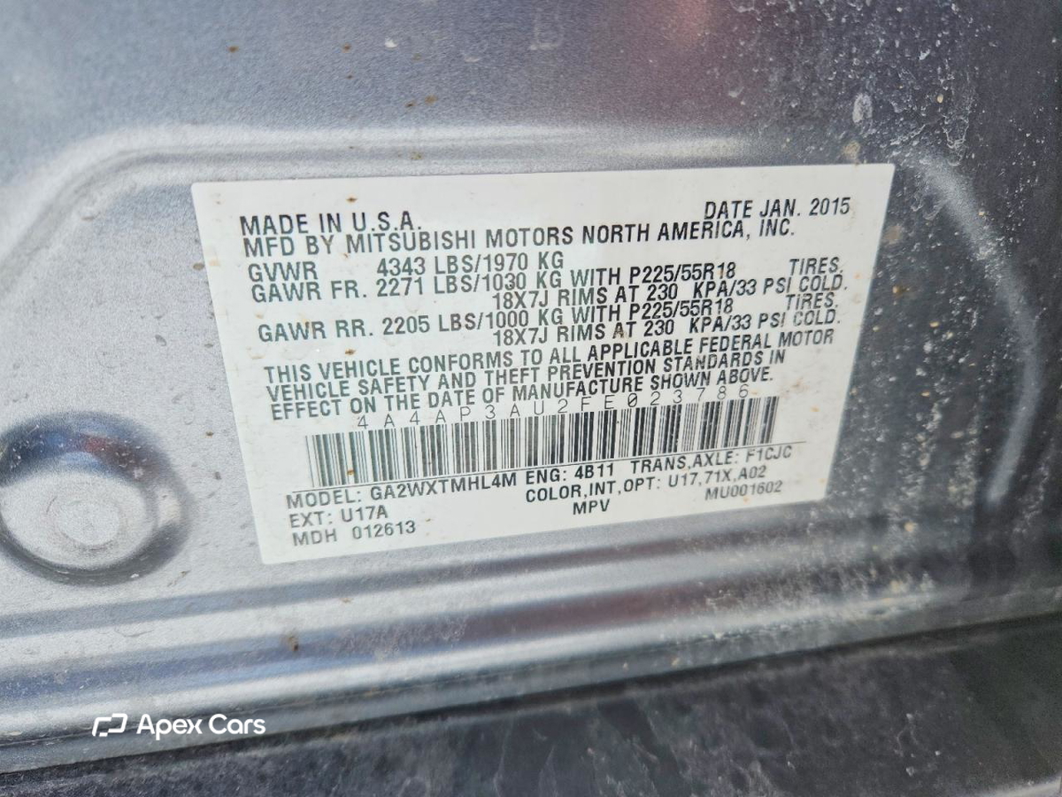 Mitsubishi Outlander 2015