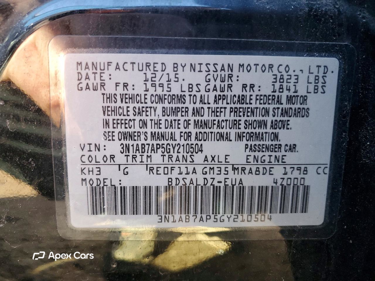 Nissan Sentra 2016