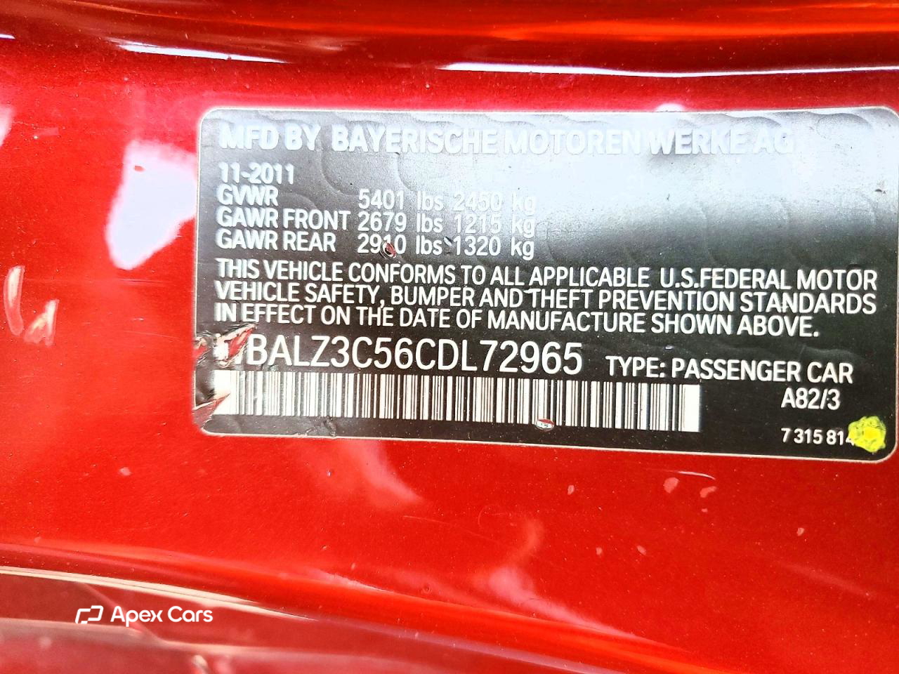 BMW Series 6 2012