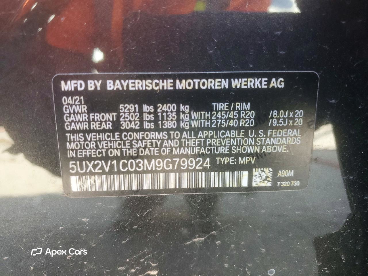 BMW X4 2021