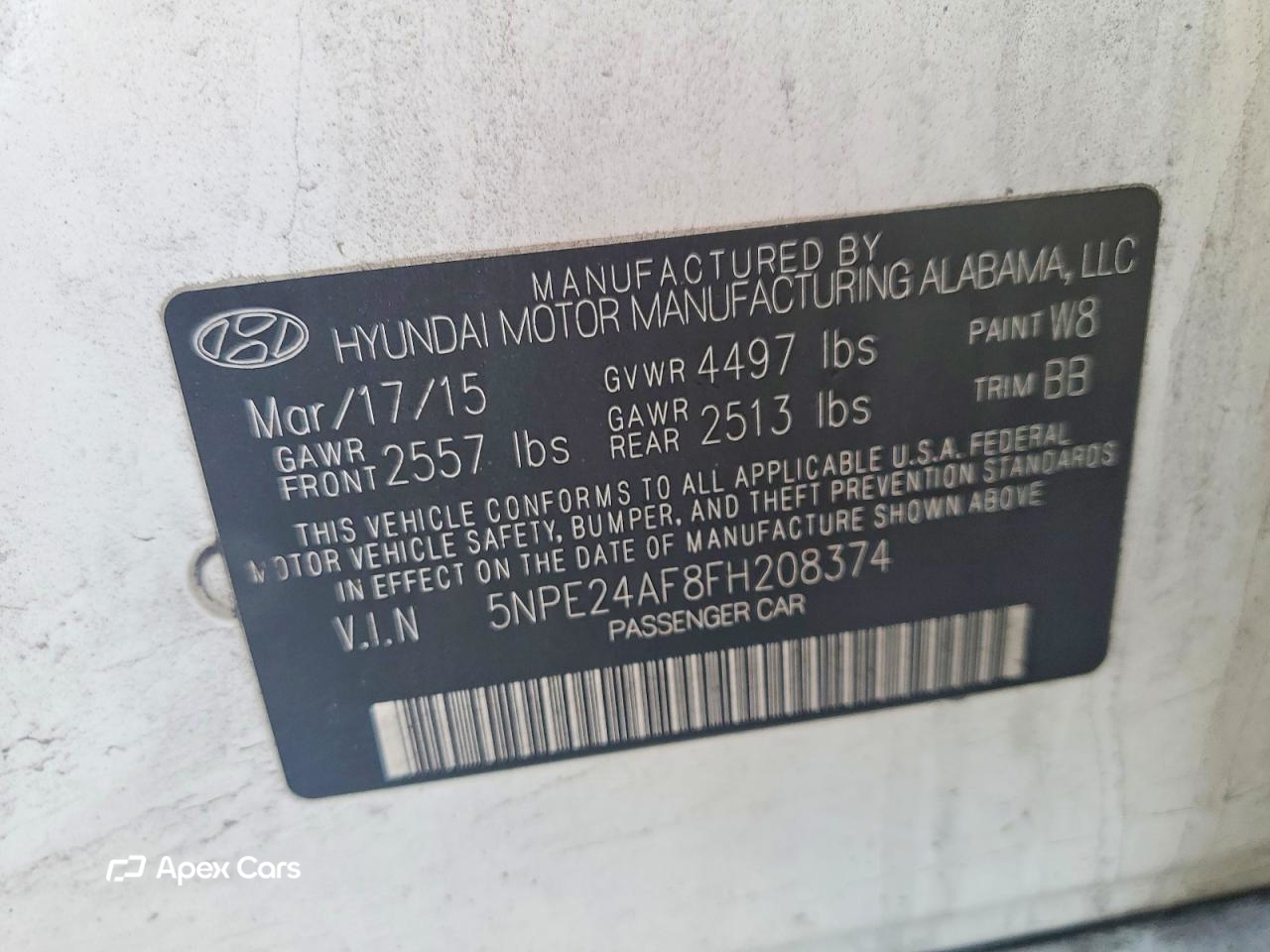 Hyundai Sonata 2015