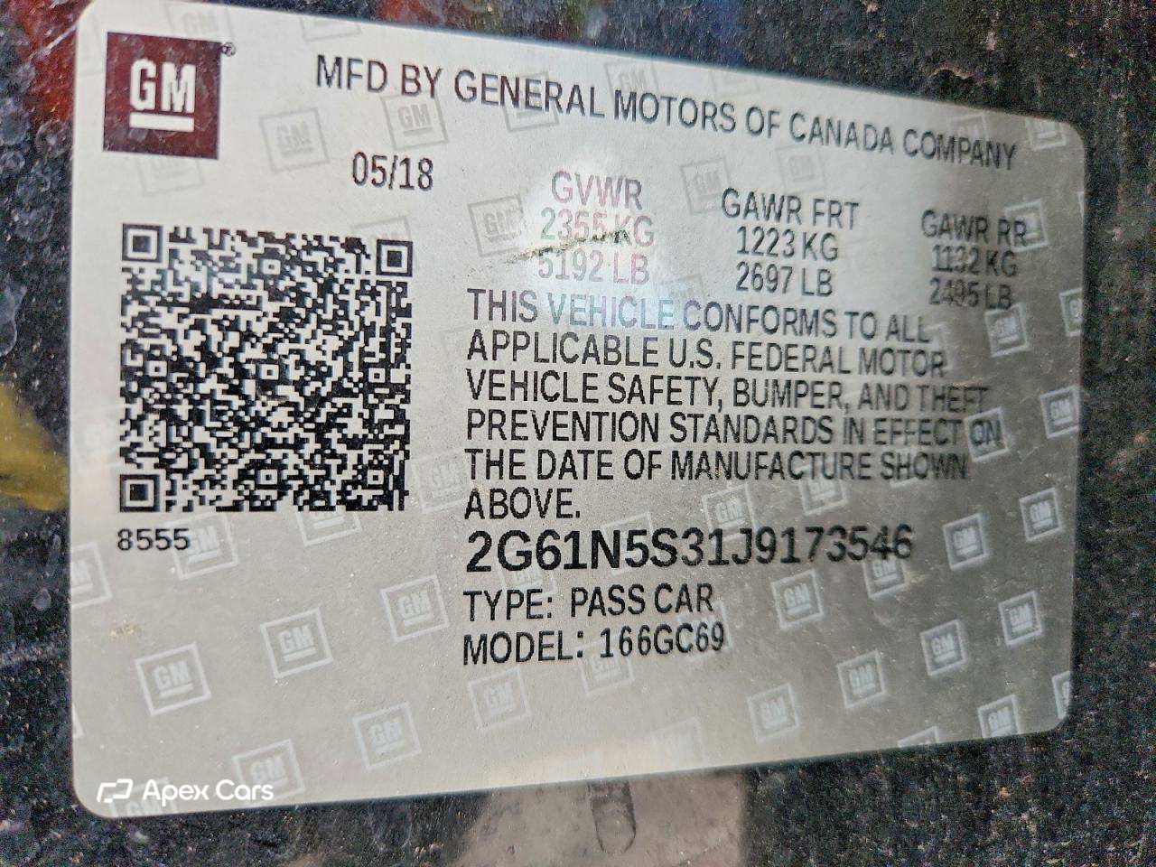 Cadillac XTS 2018