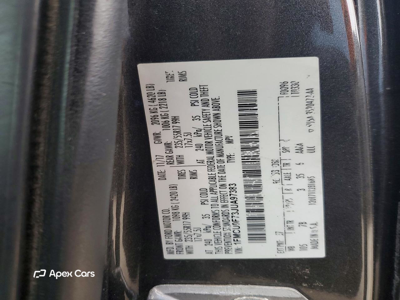 Ford Escape 2018