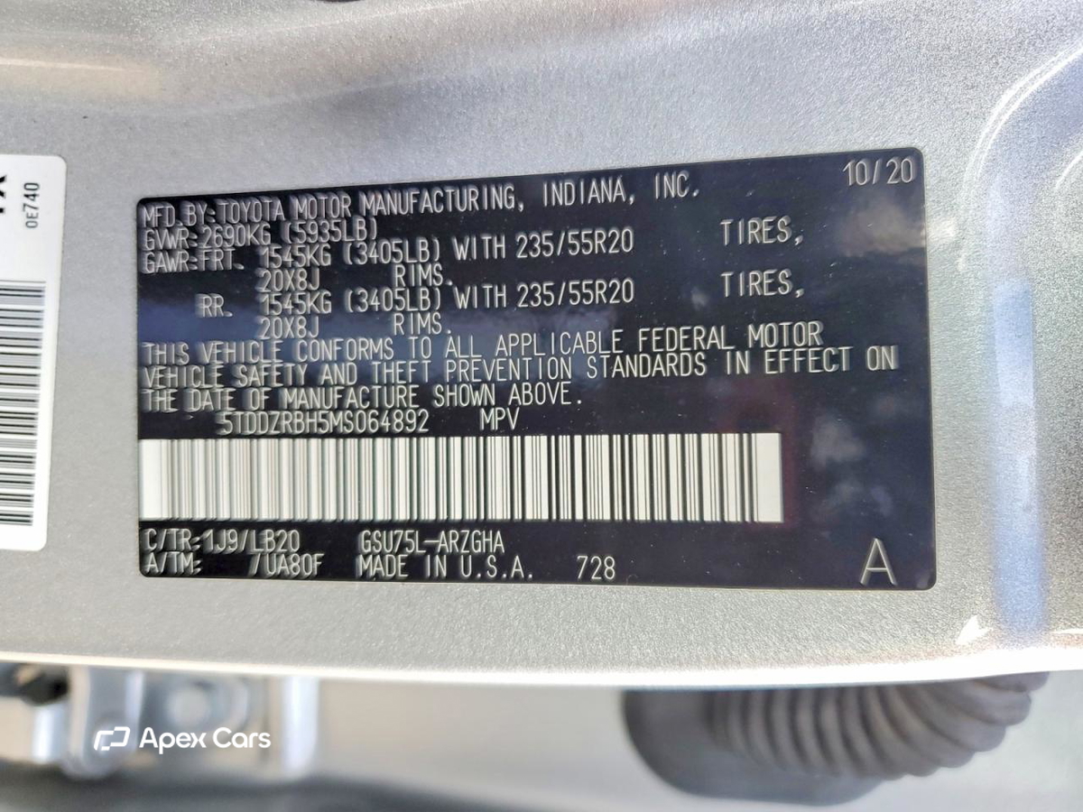 Toyota Highlander 2021