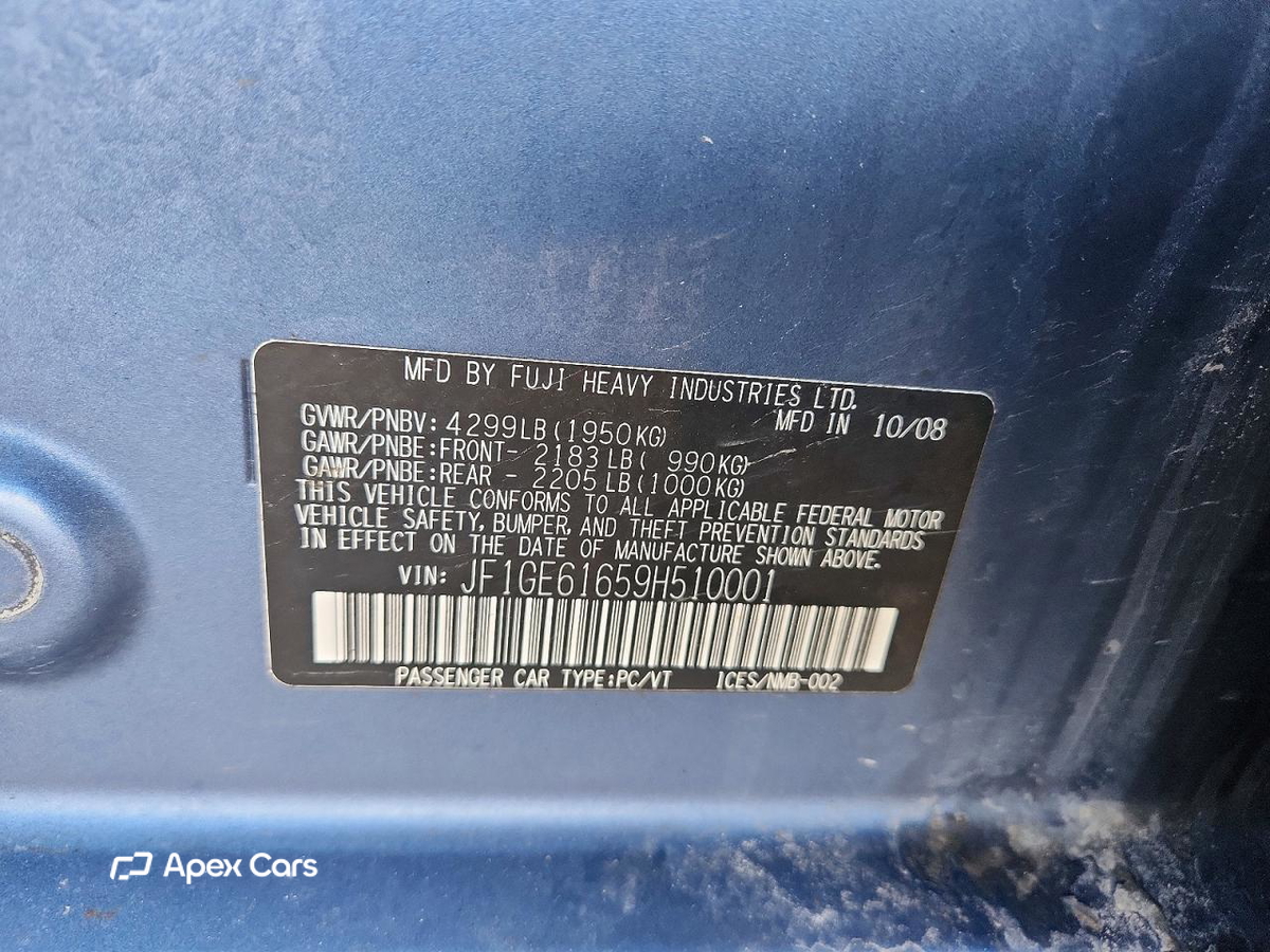 Subaru Impreza 2009