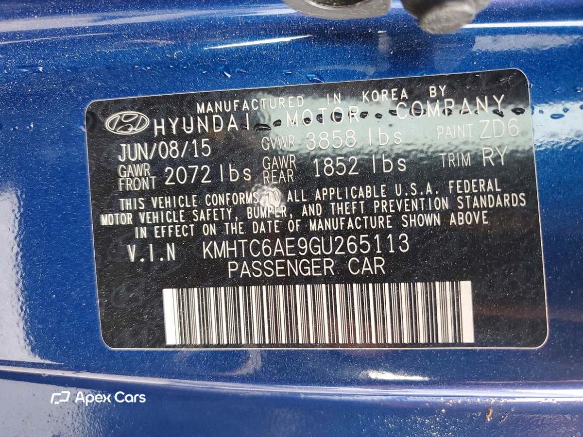 Hyundai Veloster 2016