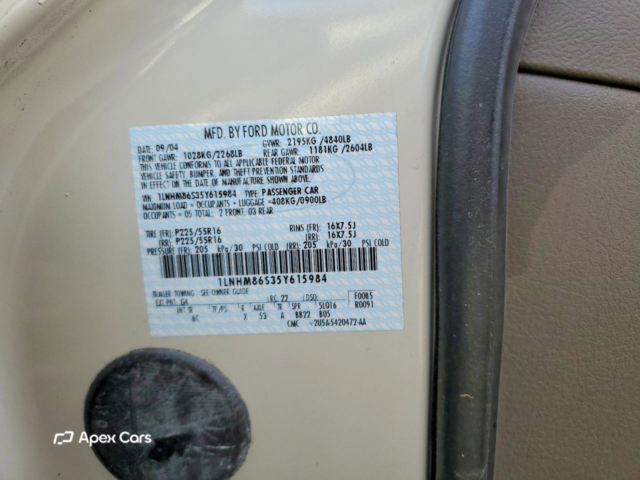 Lincoln LS 2005
