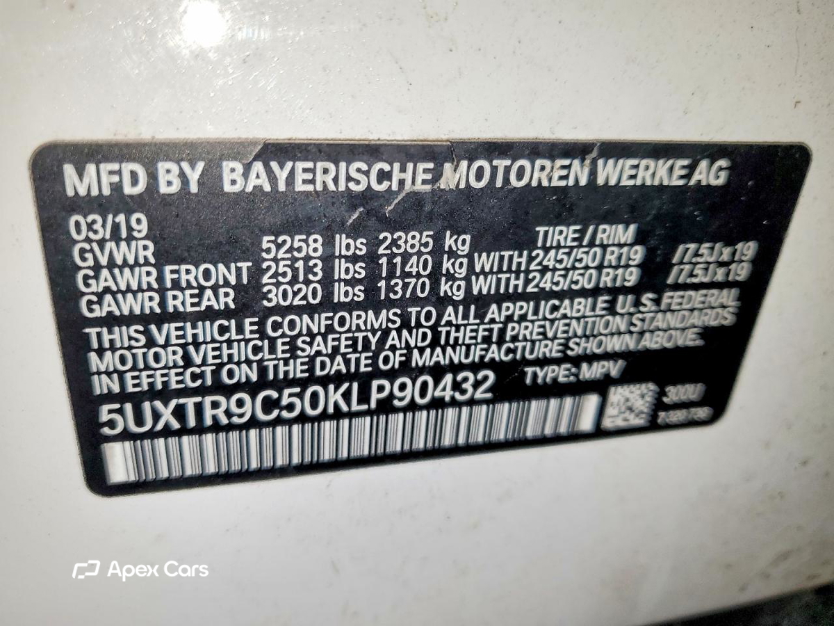 BMW X3 2019