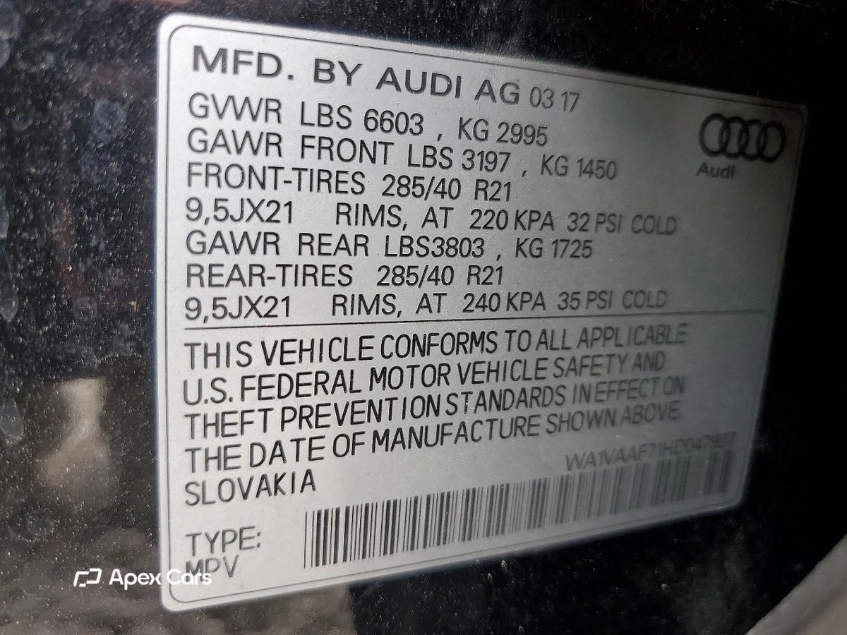 Audi Q7 2017