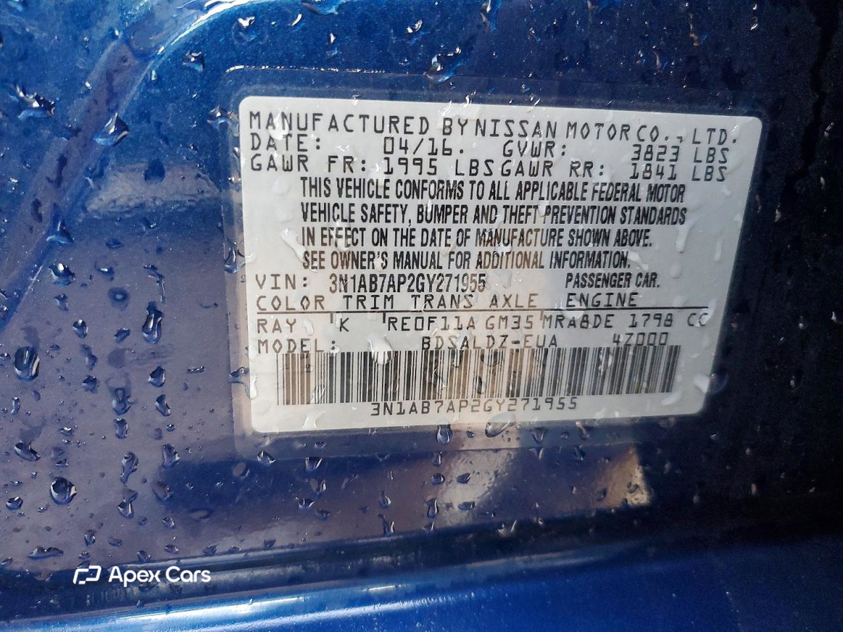 Nissan Sentra 2016