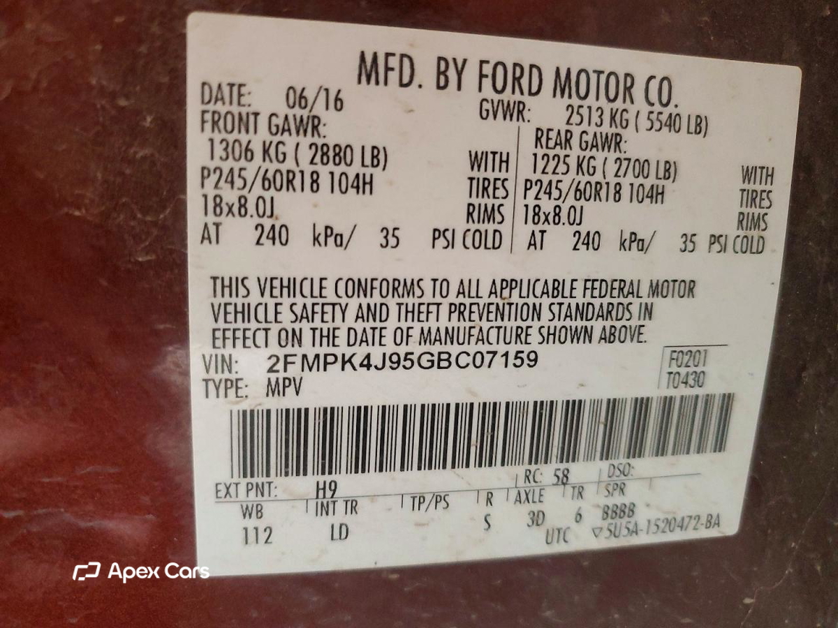 Ford Edge 2016