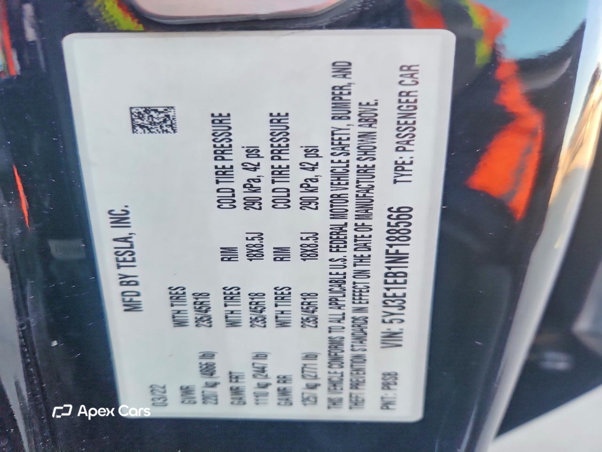 Tesla Model 3 2022