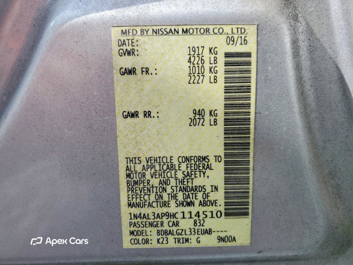 Nissan Altima 2017