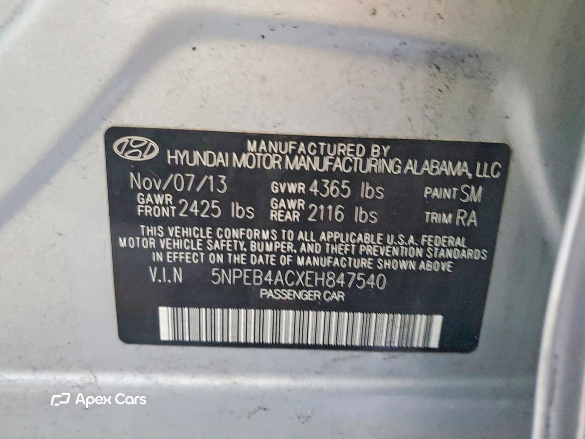 Hyundai Sonata 2014