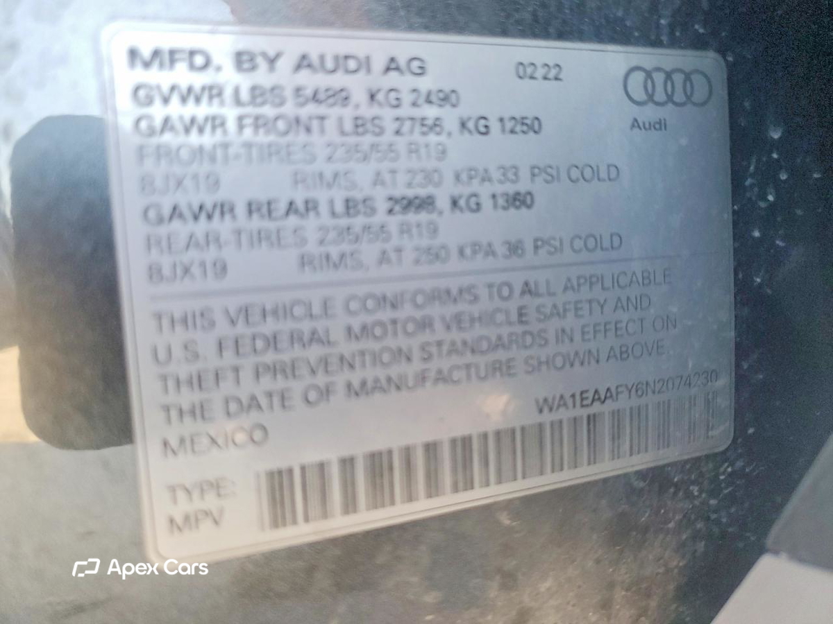 Audi Q5 2022