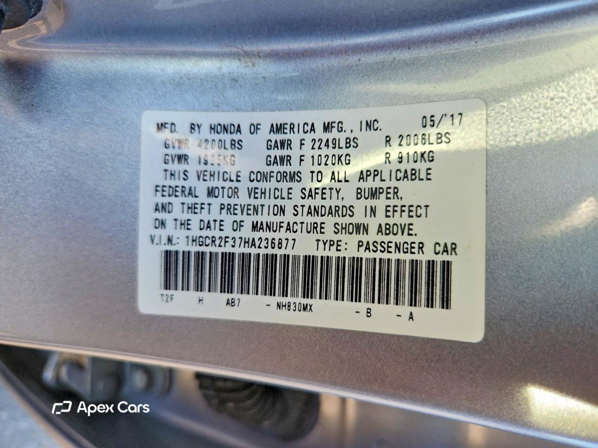Honda Accord 2017