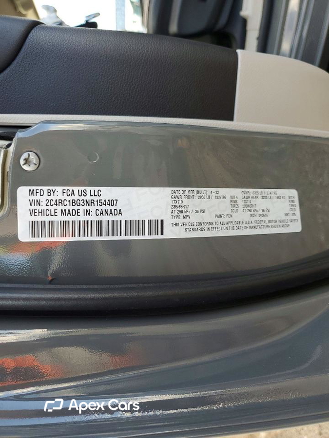 Chrysler Pacifica 2022