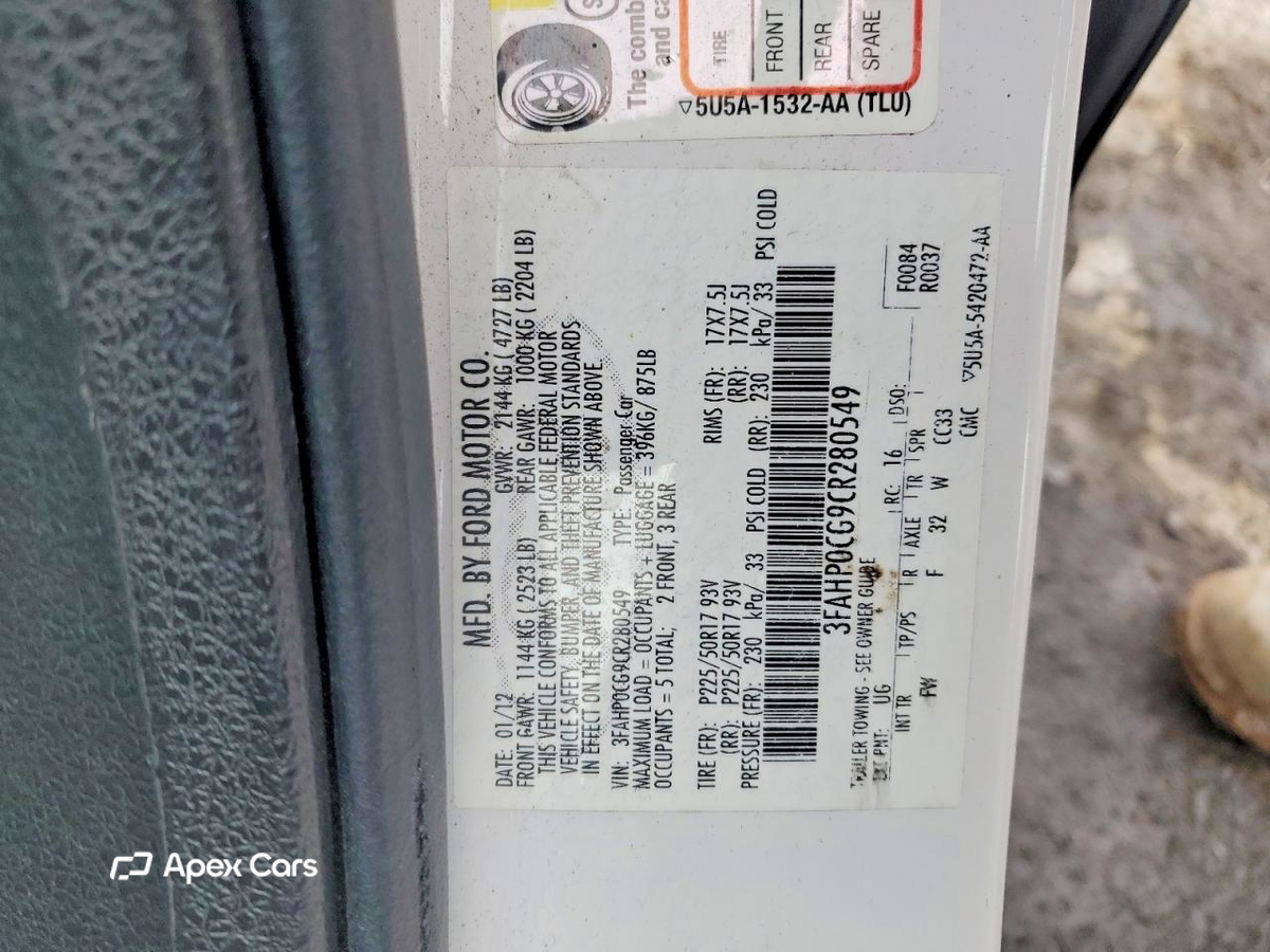 Ford Fusion 2012