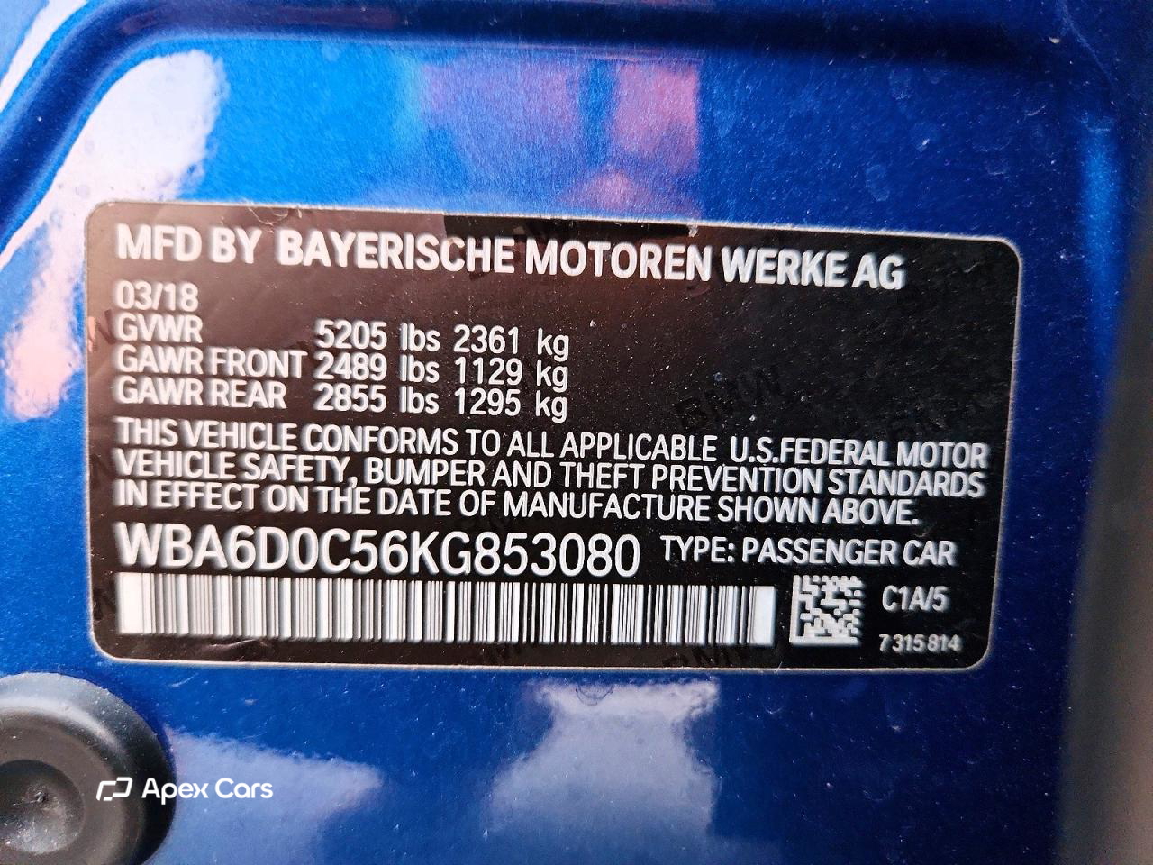 BMW Series 6 2019