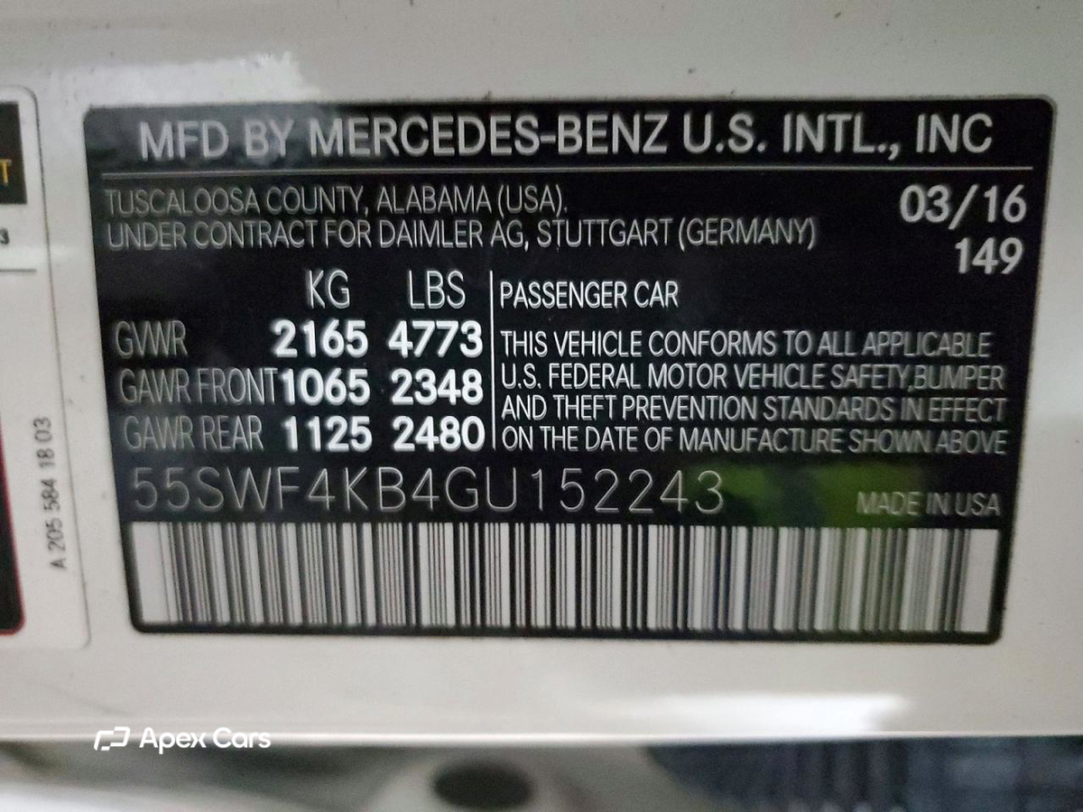 Mercedes-Benz C-klasse 2016