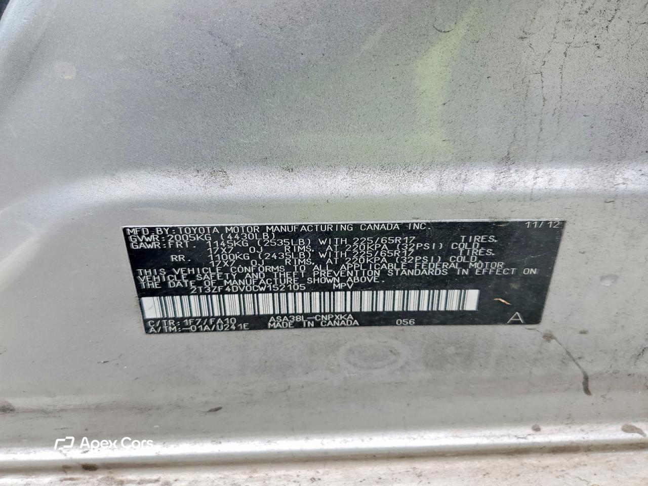 Toyota RAV 4 2012