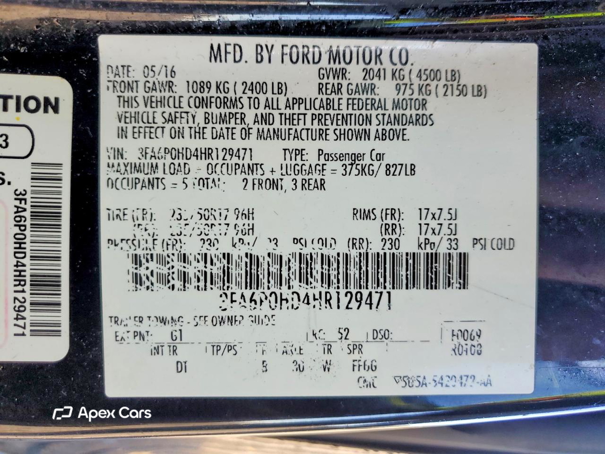 Ford Fusion 2017