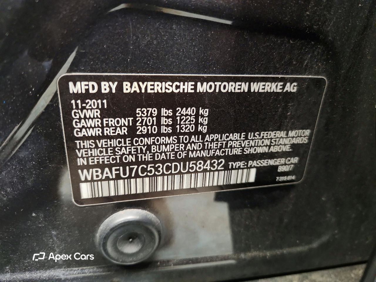 BMW Series 5 2012